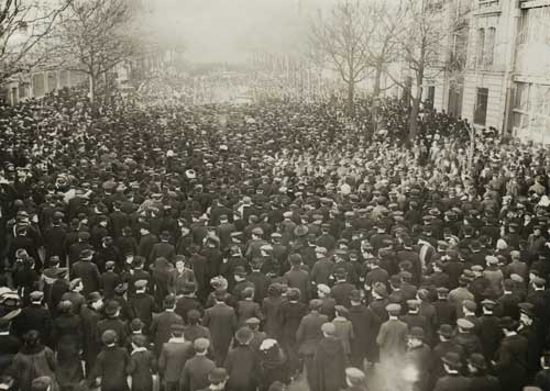 photo des funéraille d'Albert Aernoult