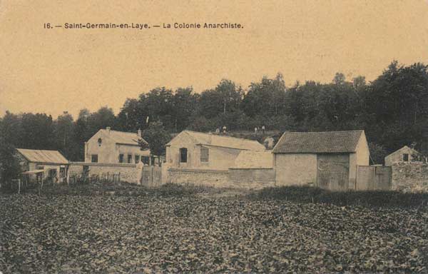 cpa de la Colonie Anarchiste de Saint-Germain-en-Laye