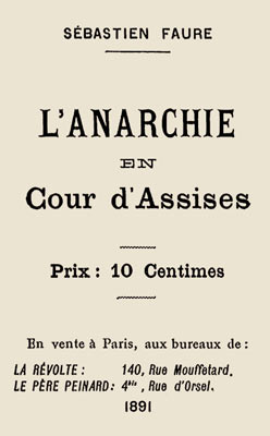 Brochure de Sébastien Faure