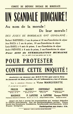 affiche de soutien aux inculpés 