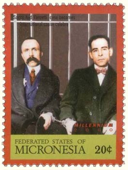 timbre Sacco et Vanzetti