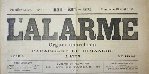 journal "L'Alarme"