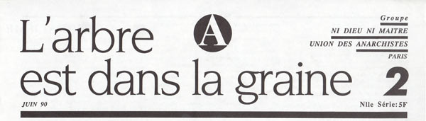 journal "L'arbre est dans la graine"