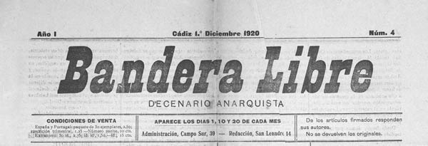 journal "Bandera libre"