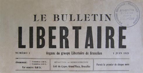 le bulletin libertaire