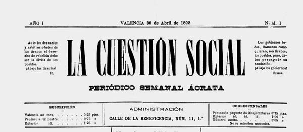 journal "La Cuestion Social"