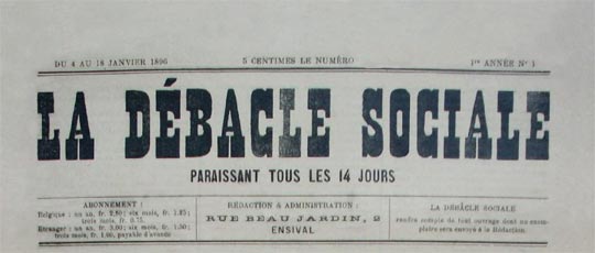 journal la débacle sociale