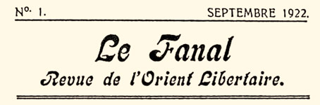 le fanal revue de l'orient libertaire