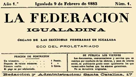 journal "La Federacion igualadina"