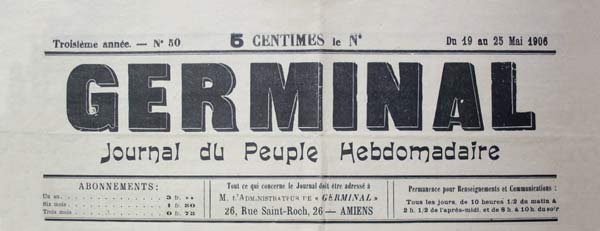 journal "Germinal" 1906