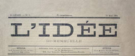 journal belge "L'Idée"