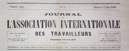 journal de l'Association internationale des travailleurs"