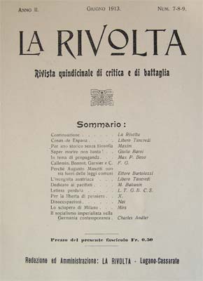 revue "La Rivolta"