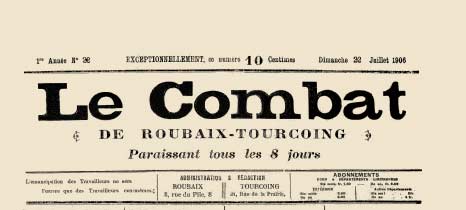 journal le combat de roubaix tourcoing