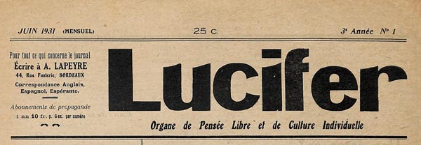 journal "Lucifer"