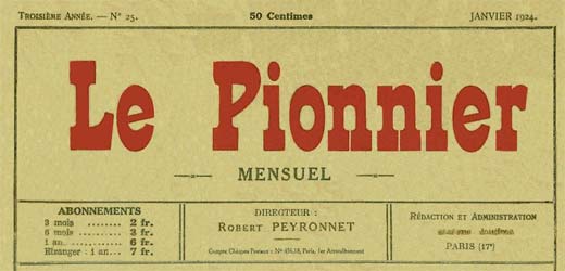 journal "Le Pionnier"