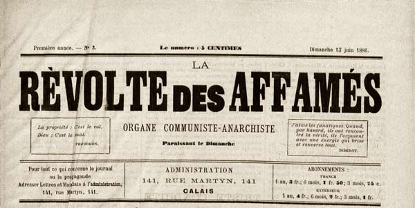 journal "La Révolte des Affamés" n°3